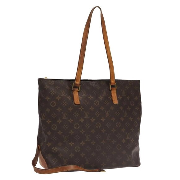 LOUIS VUITTON Monogram Cabas Mezzo Tote Bag - Picture 1 of 16